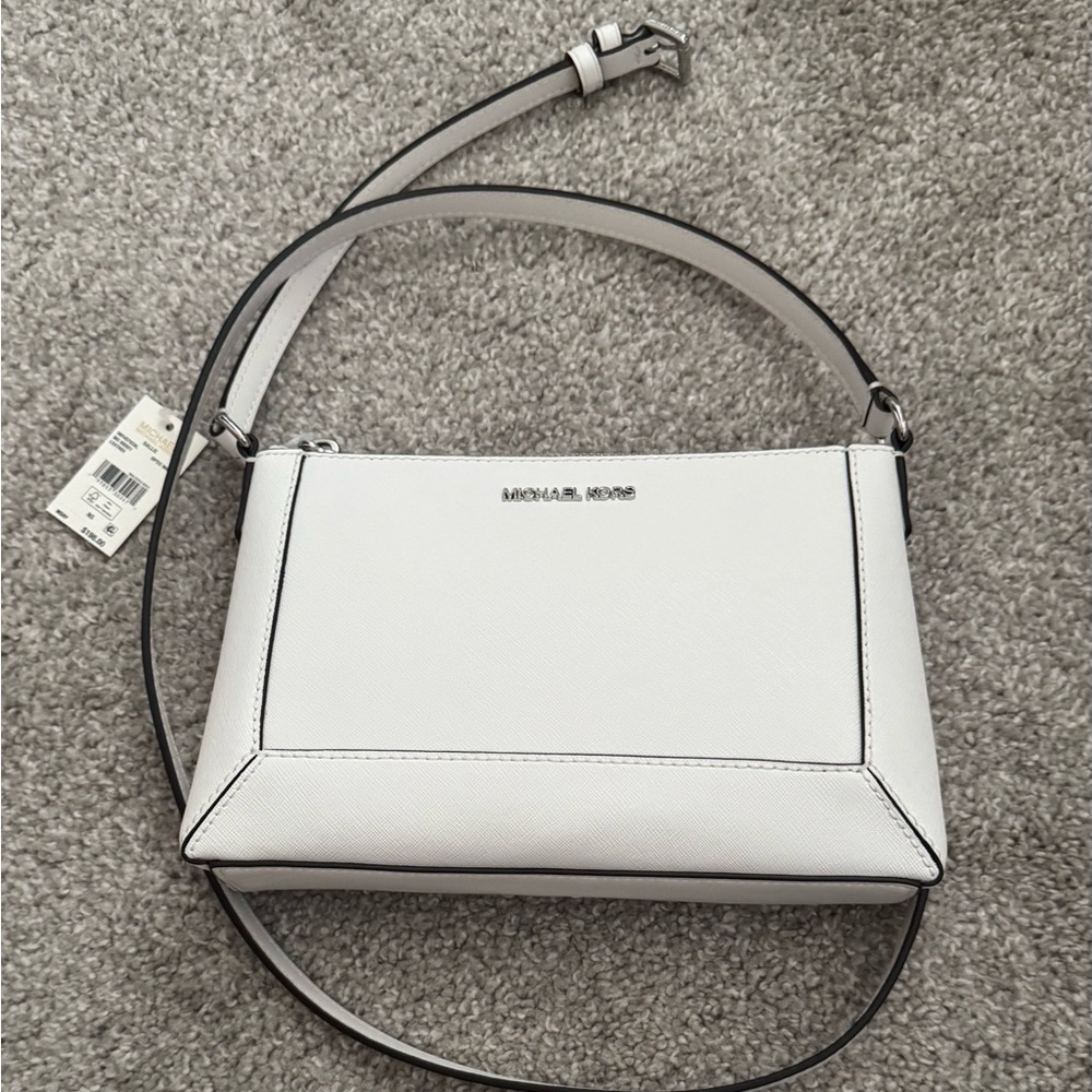 Michael Kors Sallie White Crossbody Bag